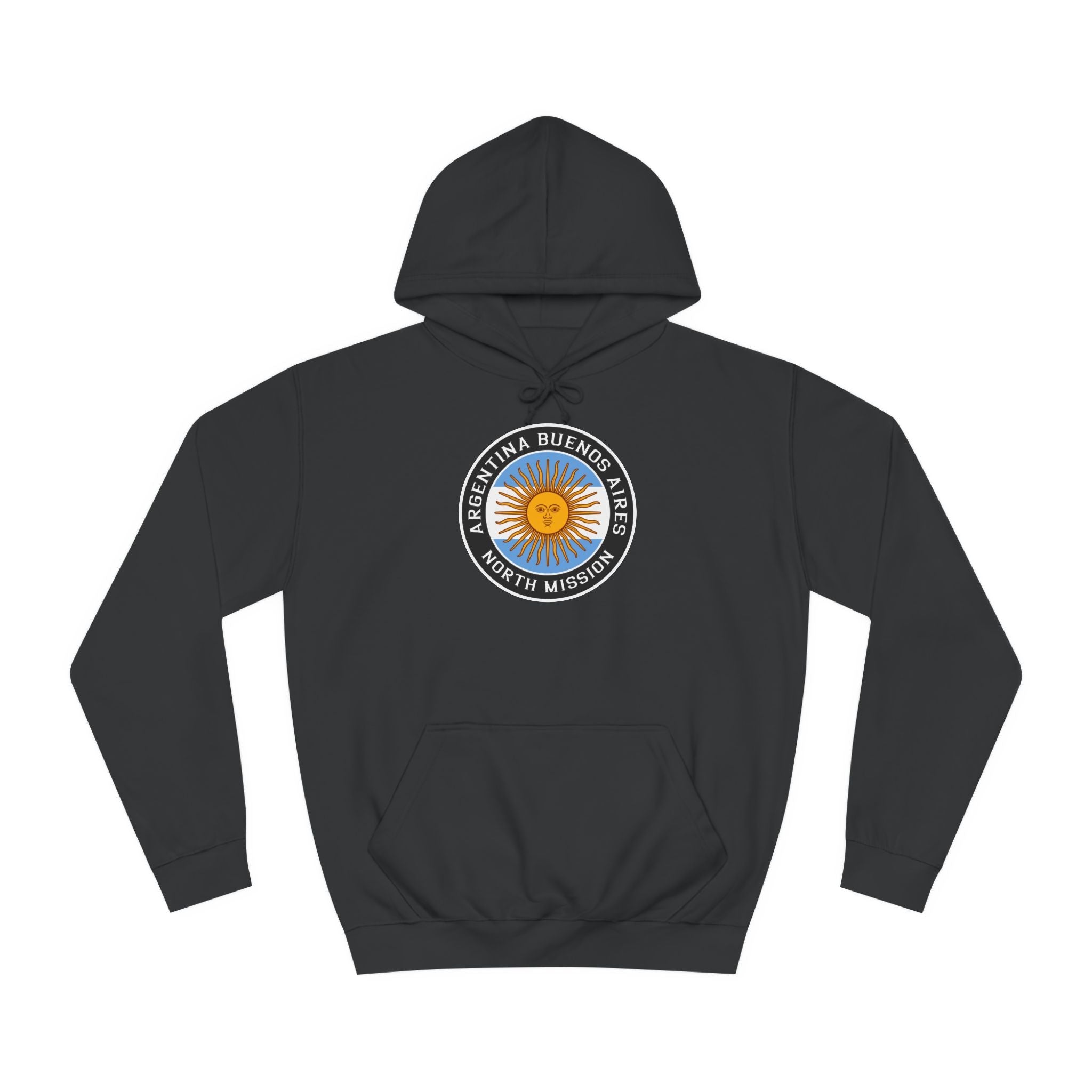 Argentina Buenos Aires North Mission Flag Logo (Black Border) College Hoodie