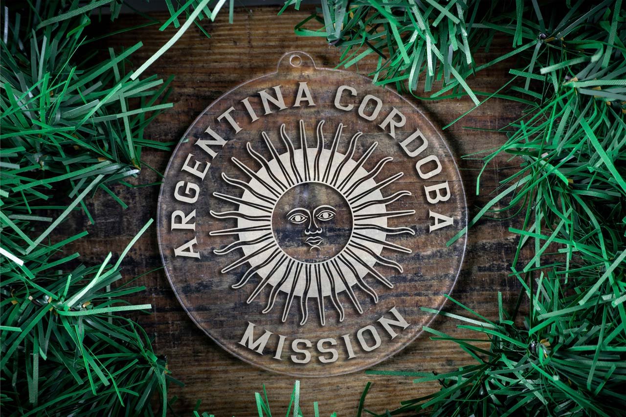 Argentina Cordoba Mission Christmas Ornament - Latter-Day Saint LDS Missionary Gift - Book of Mormon