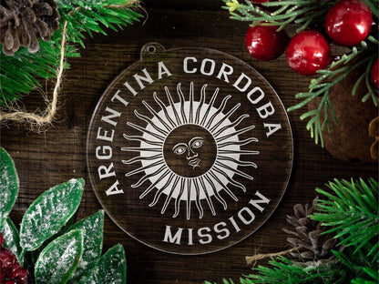 Argentina Cordoba Mission Christmas Ornament - Latter-Day Saint LDS Missionary Gift - Book of Mormon