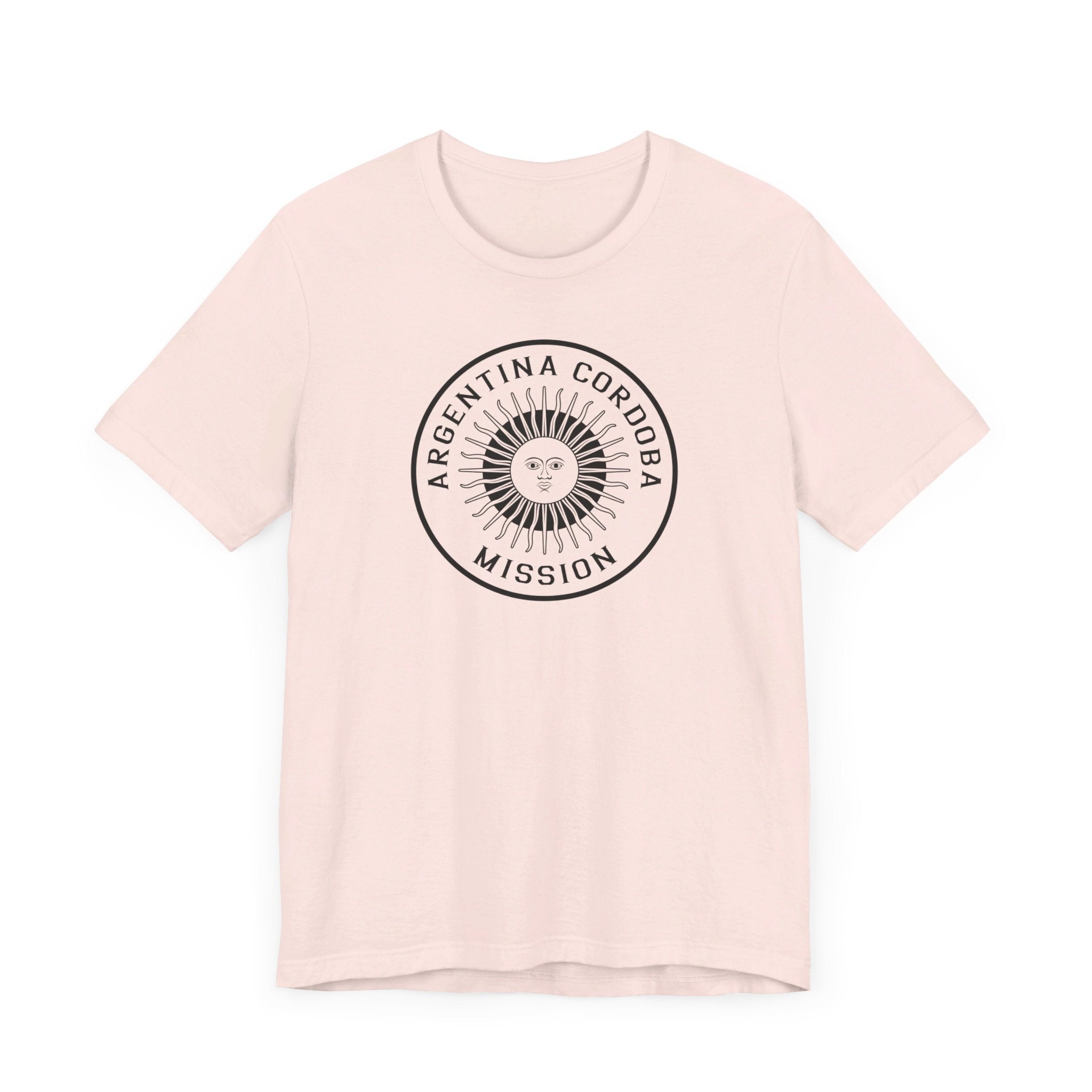 Argentina Cordoba Mission Circular Monochrome Logo T-Shirt - Latter-Day Saint LDS Missionary Gift - Book of Mormon