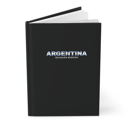 Argentina Neuquen Mission Flag Title Black Hardcover Journal Matte - Latter-Day Saint LDS Missionary Gift - Book of Mormon