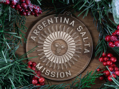 Argentina Salta Mission Christmas Ornament - Latter-Day Saint LDS Missionary Gift - Book of Mormon