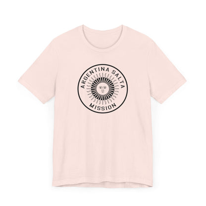 Argentina Salta Mission Circular Monochrome Logo T-Shirt - Latter-Day Saint LDS Missionary Gift - Book of Mormon