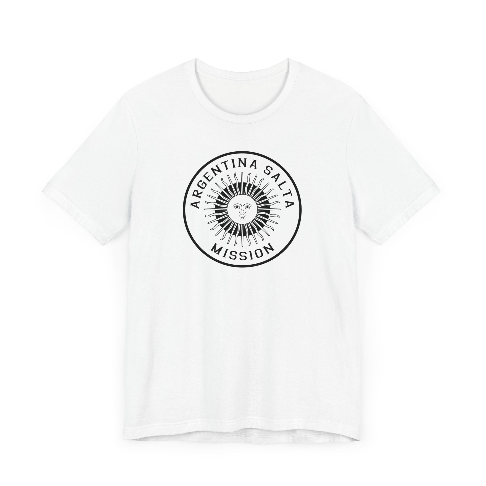 Argentina Salta Mission Circular Monochrome Logo T-Shirt - Latter-Day Saint LDS Missionary Gift - Book of Mormon