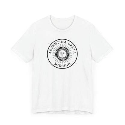 Argentina Salta Mission Circular Monochrome Logo T-Shirt - Latter-Day Saint LDS Missionary Gift - Book of Mormon