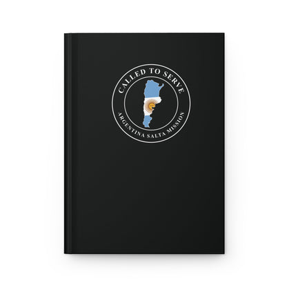 Argentina Salta Mission Flag Map Called to Serve Black Hardcover Journal Matte - Latter-Day Saint LDS Missionary Gift - Book of Mormon