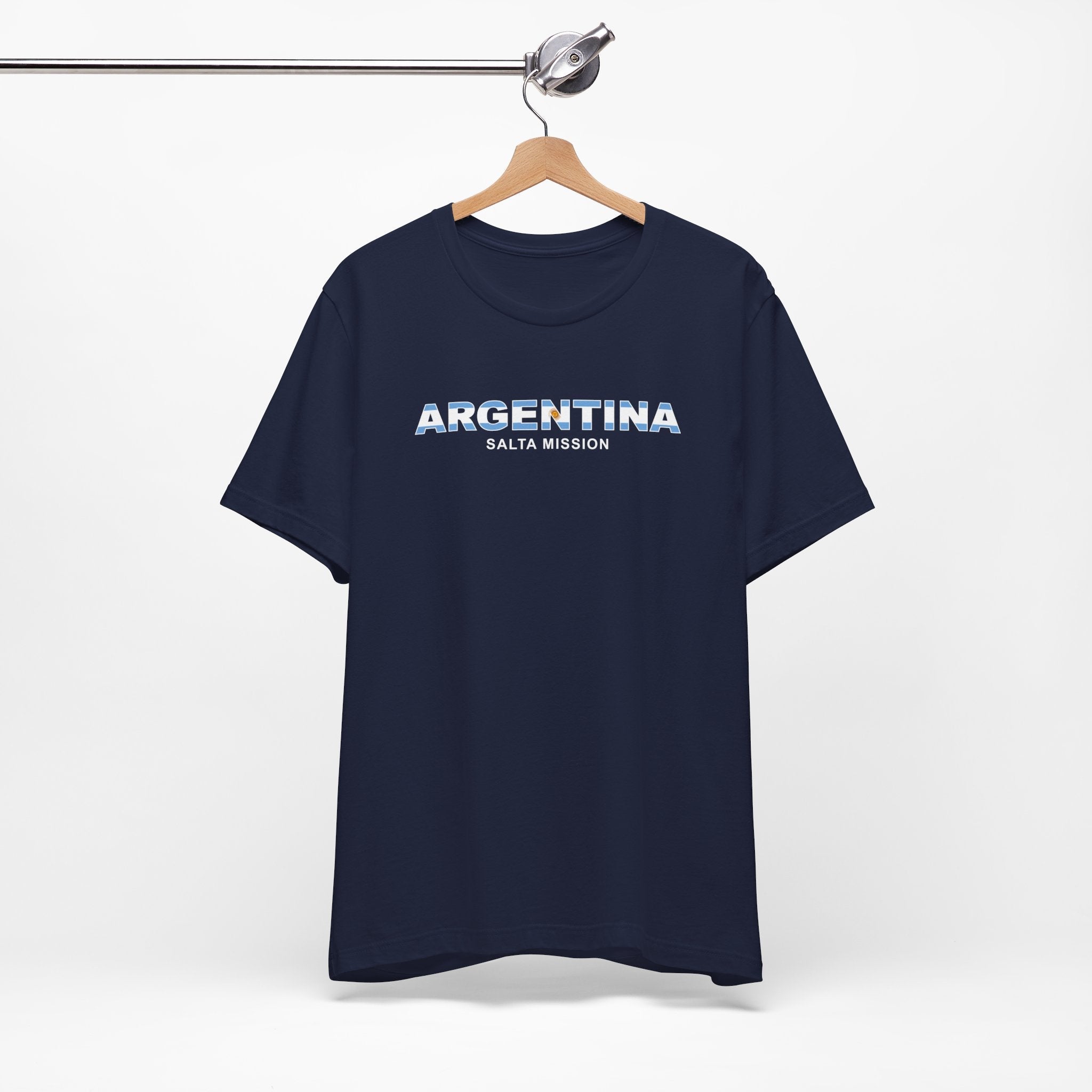 Argentina Salta Mission Flag Title T-shirt - Latter-Day Saint LDS Missionary Gift - Book of Mormon