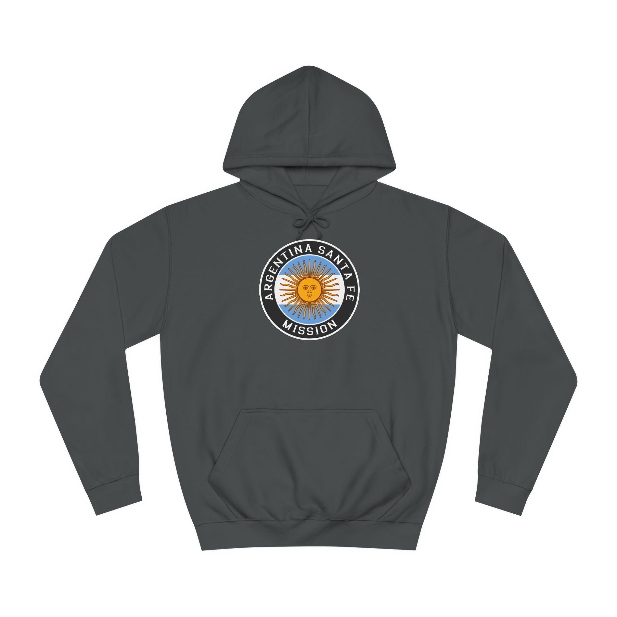 Argentina Santa Fe Mission Flag Logo (Black Border) College Hoodie