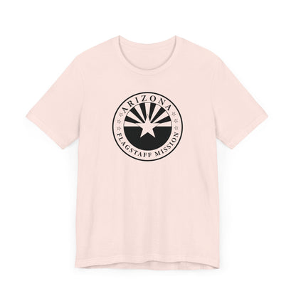 Arizona Flagstaff Mission Circular Monochrome Logo T-Shirt - Latter-Day Saint LDS Missionary Gift - Book of Mormon