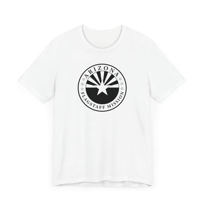 Arizona Flagstaff Mission Circular Monochrome Logo T-Shirt - Latter-Day Saint LDS Missionary Gift - Book of Mormon