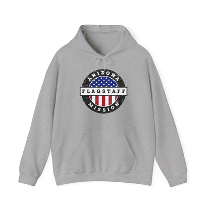 Arizona Flagstaff Mission Circular USA Flag Hoodie - Latter-Day Saint LDS Missionary Gift - Book of Mormon