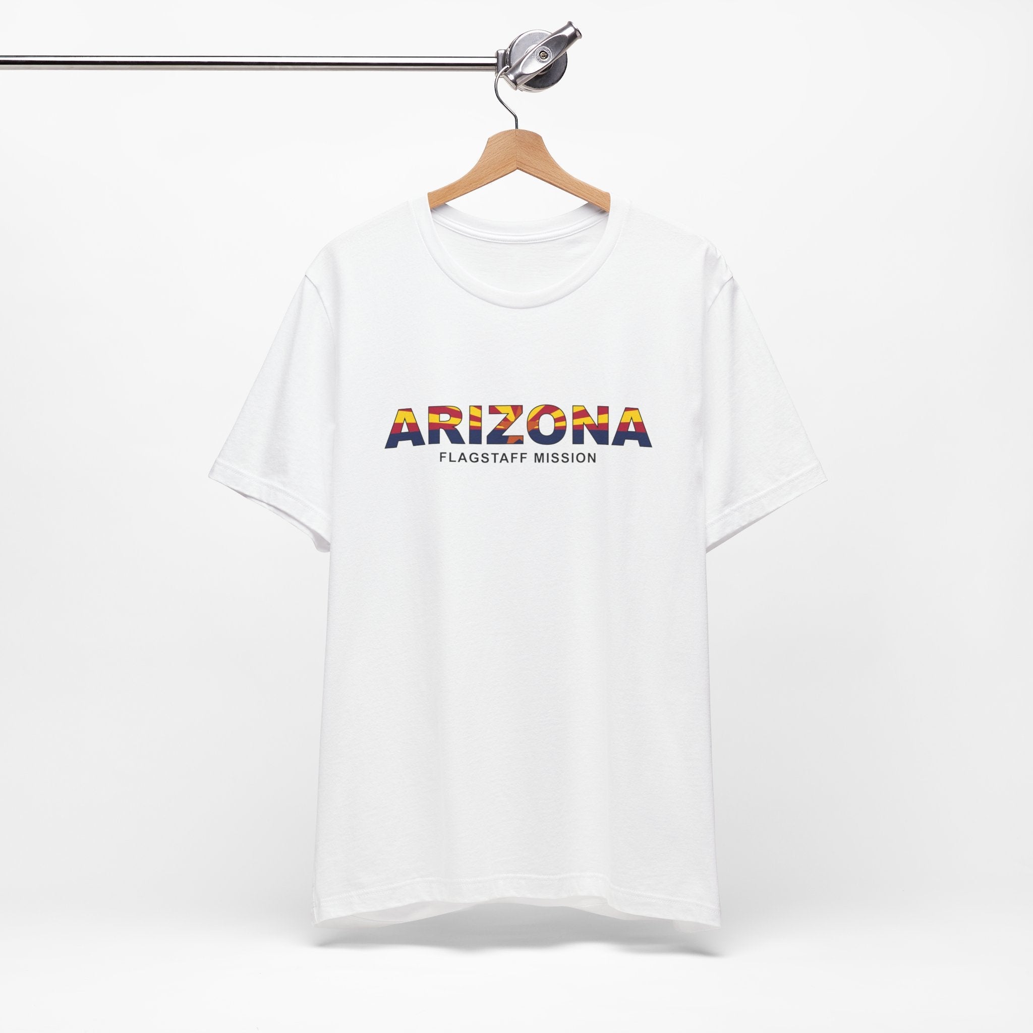 Arizona Flagstaff Mission Flag Title T-shirt - Latter-Day Saint LDS Missionary Gift - Book of Mormon