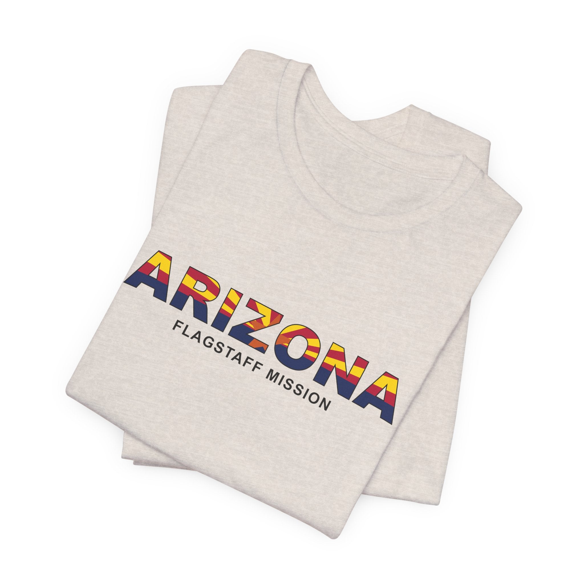 Arizona Flagstaff Mission Flag Title T-shirt - Latter-Day Saint LDS Missionary Gift - Book of Mormon