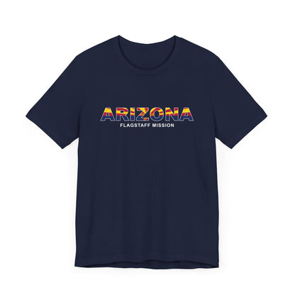 Arizona Flagstaff Mission Flag Title T-shirt - Latter-Day Saint LDS Missionary Gift - Book of Mormon