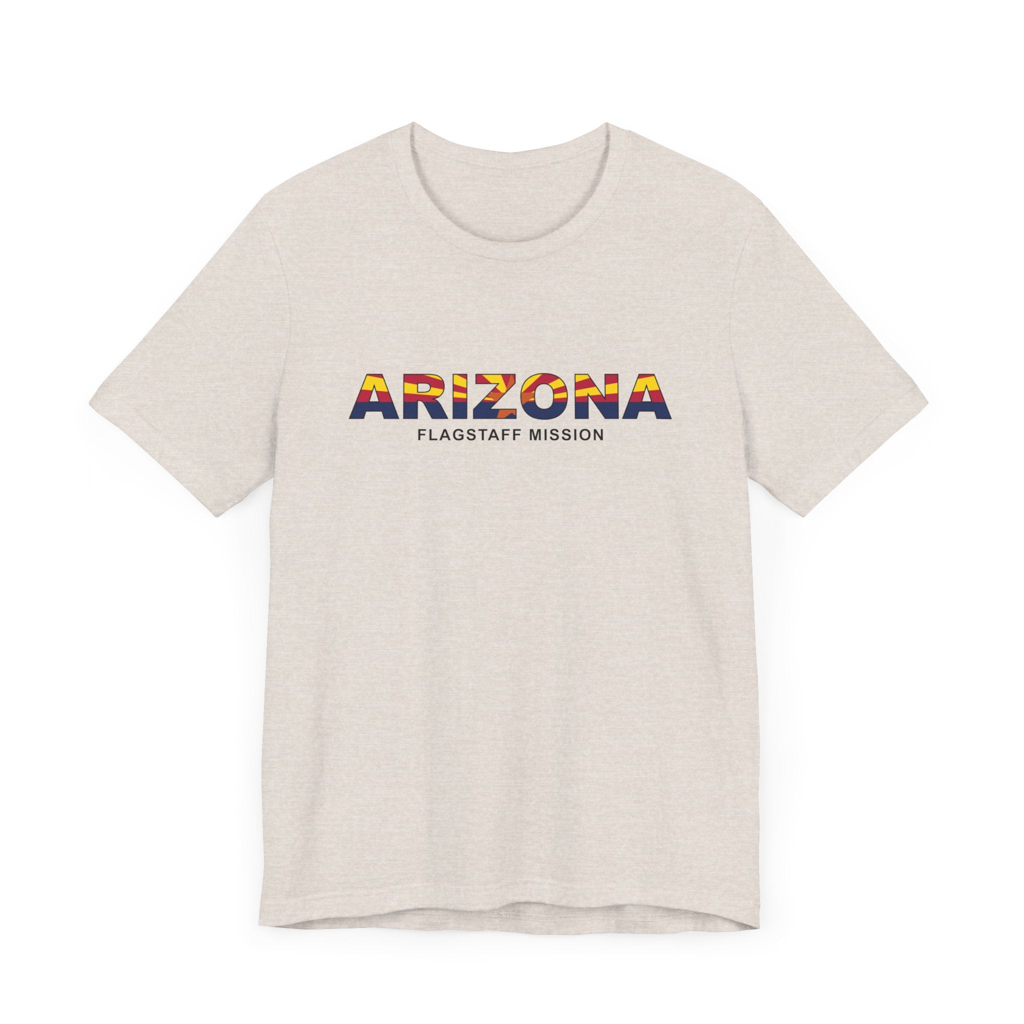 Arizona Flagstaff Mission Flag Title T-shirt - Latter-Day Saint LDS Missionary Gift - Book of Mormon