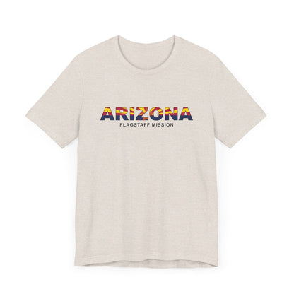 Arizona Flagstaff Mission Flag Title T-shirt - Latter-Day Saint LDS Missionary Gift - Book of Mormon