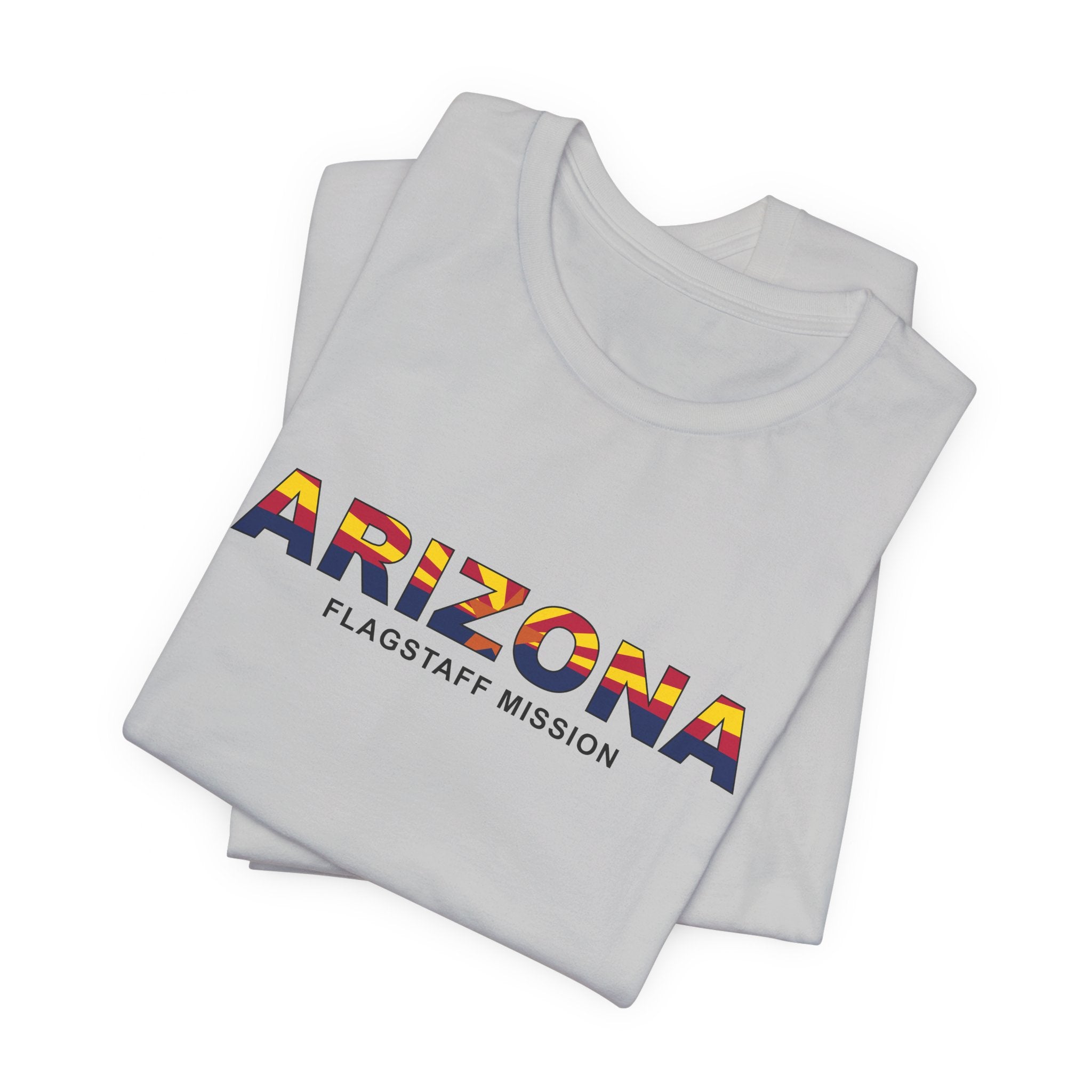 Arizona Flagstaff Mission Flag Title T-shirt - Latter-Day Saint LDS Missionary Gift - Book of Mormon