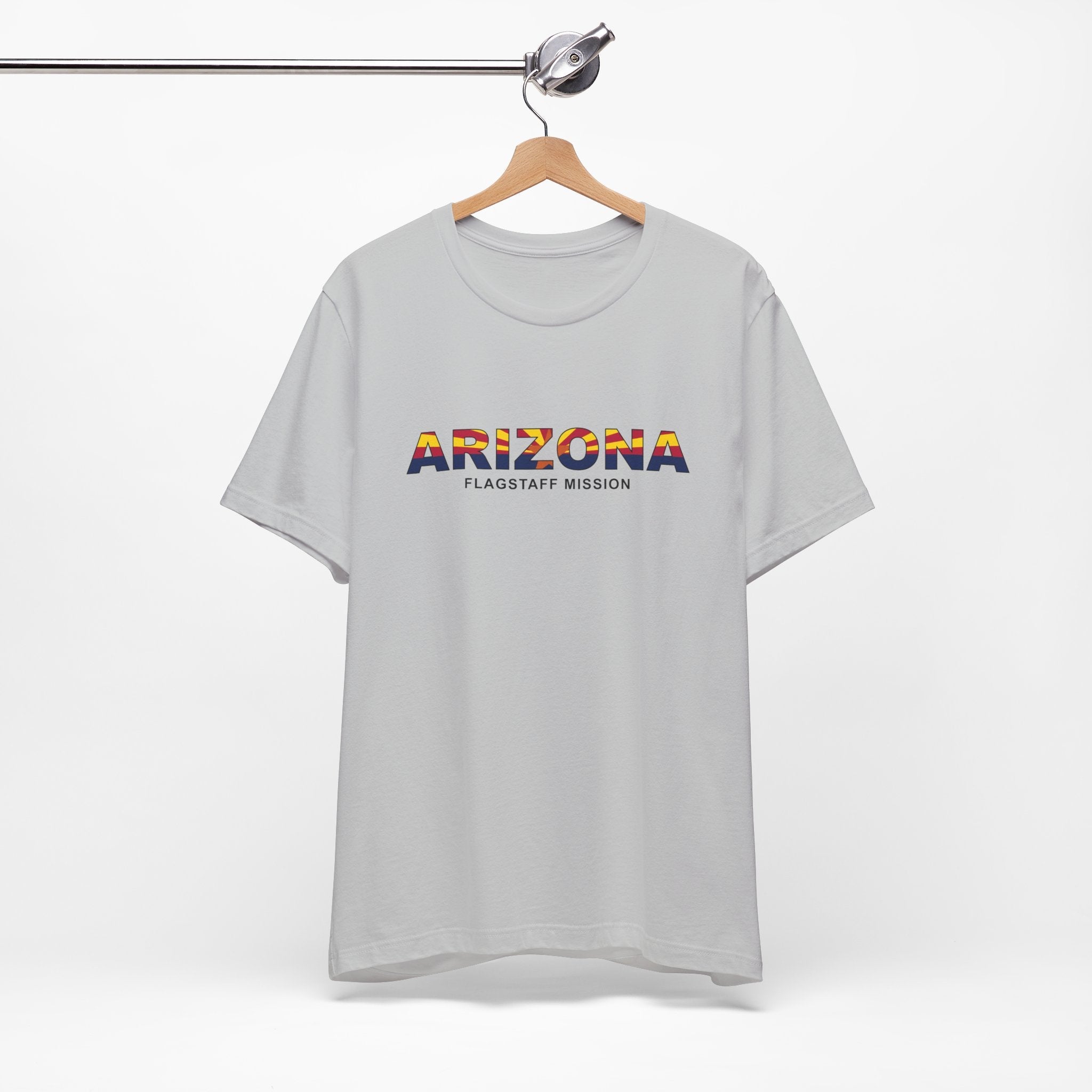 Arizona Flagstaff Mission Flag Title T-shirt - Latter-Day Saint LDS Missionary Gift - Book of Mormon