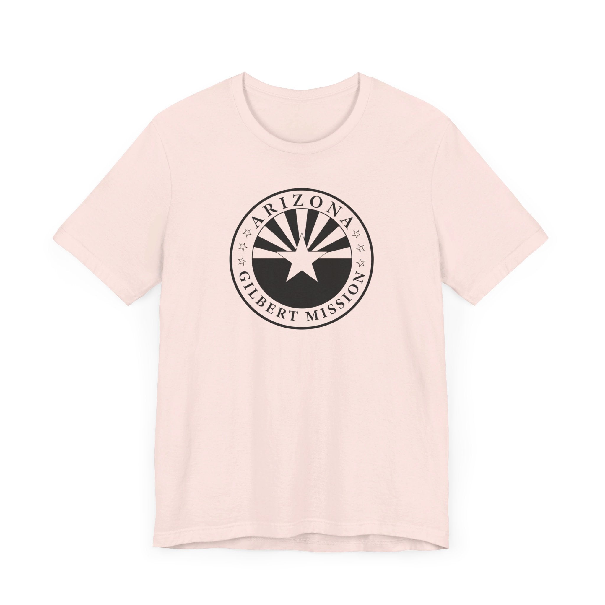 Arizona Gilbert Mission Circular Monochrome Logo T-Shirt - Latter-Day Saint LDS Missionary Gift - Book of Mormon