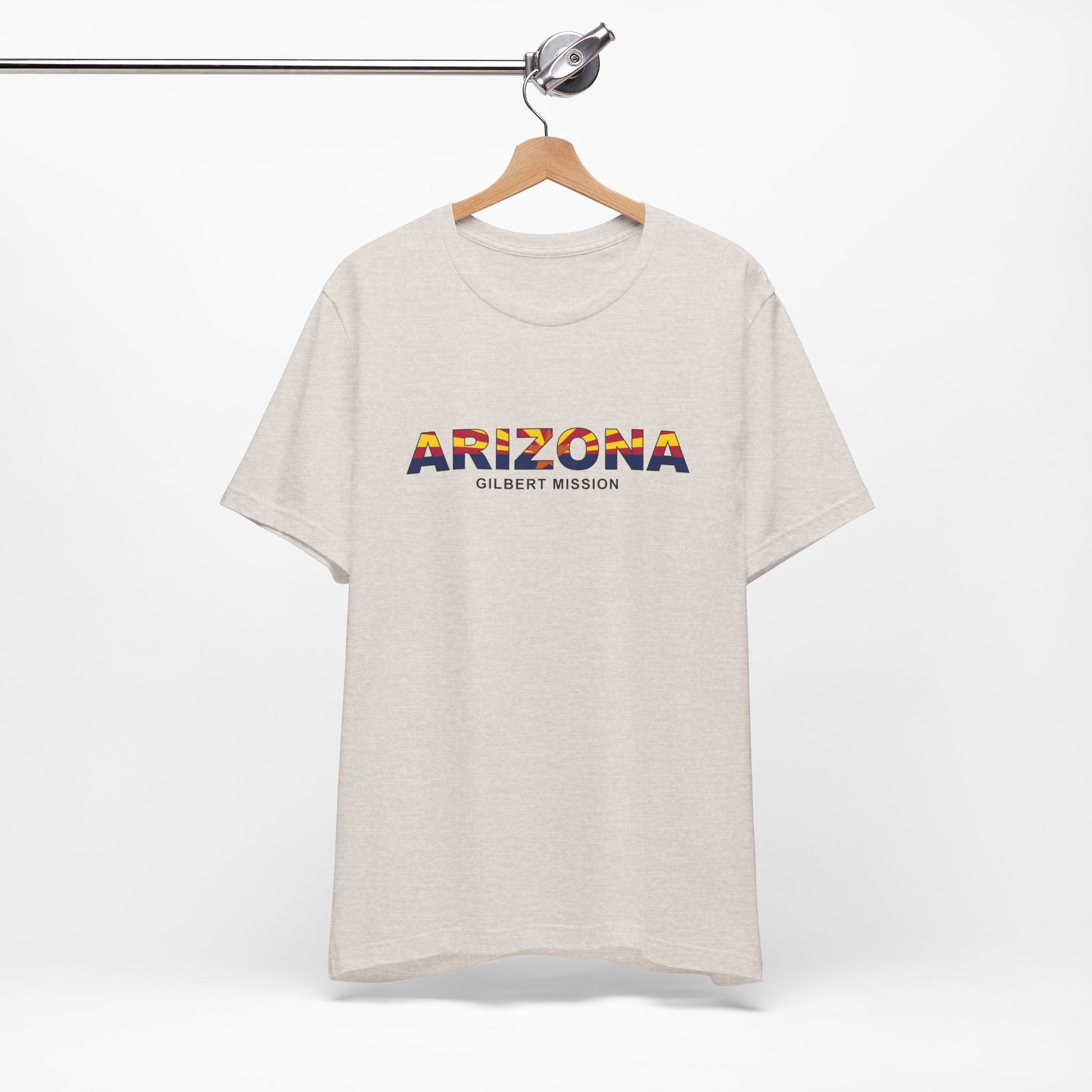 Arizona Gilbert Mission Flag Title T-shirt - Latter-Day Saint LDS Missionary Gift - Book of Mormon