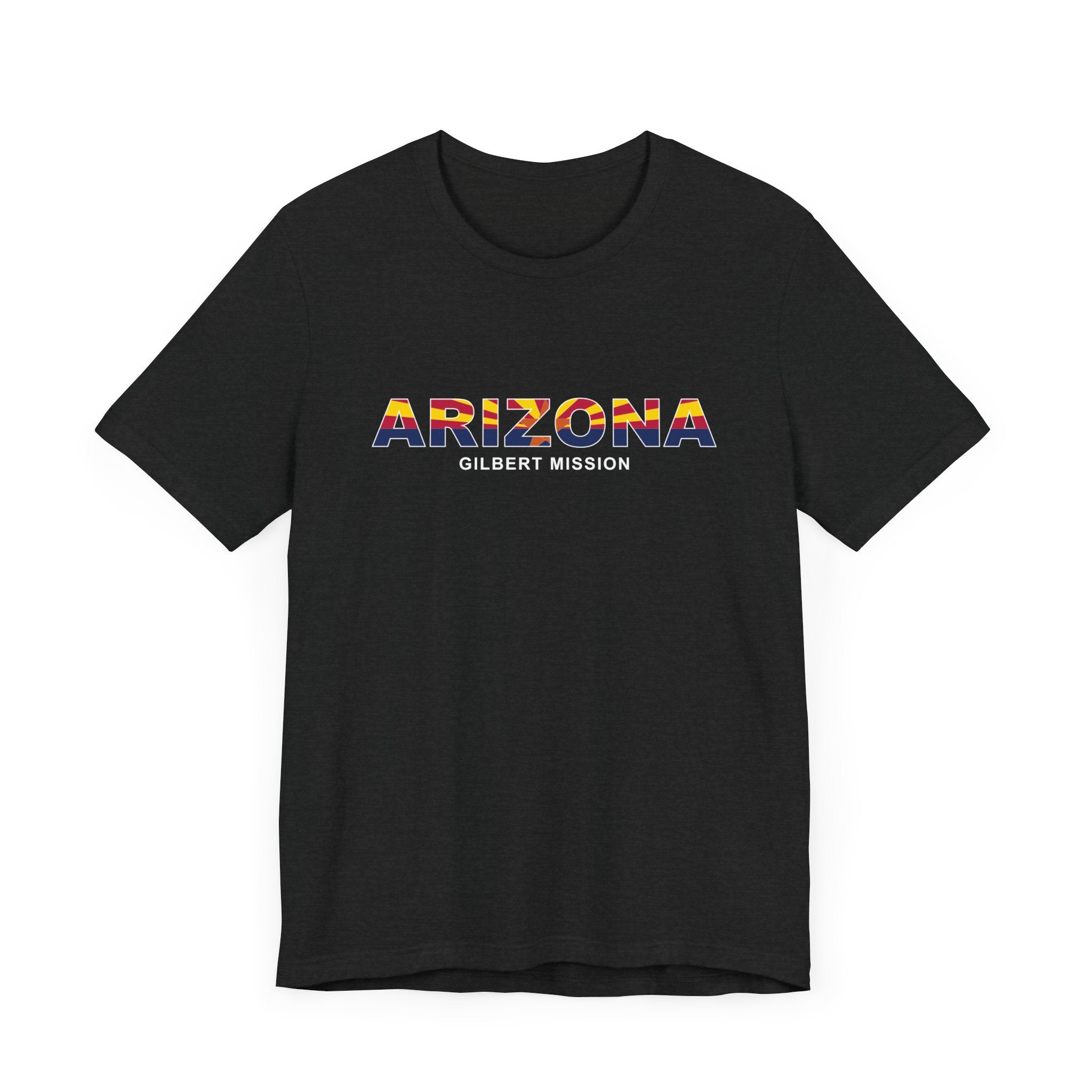 Arizona Gilbert Mission Flag Title T-shirt - Latter-Day Saint LDS Missionary Gift - Book of Mormon