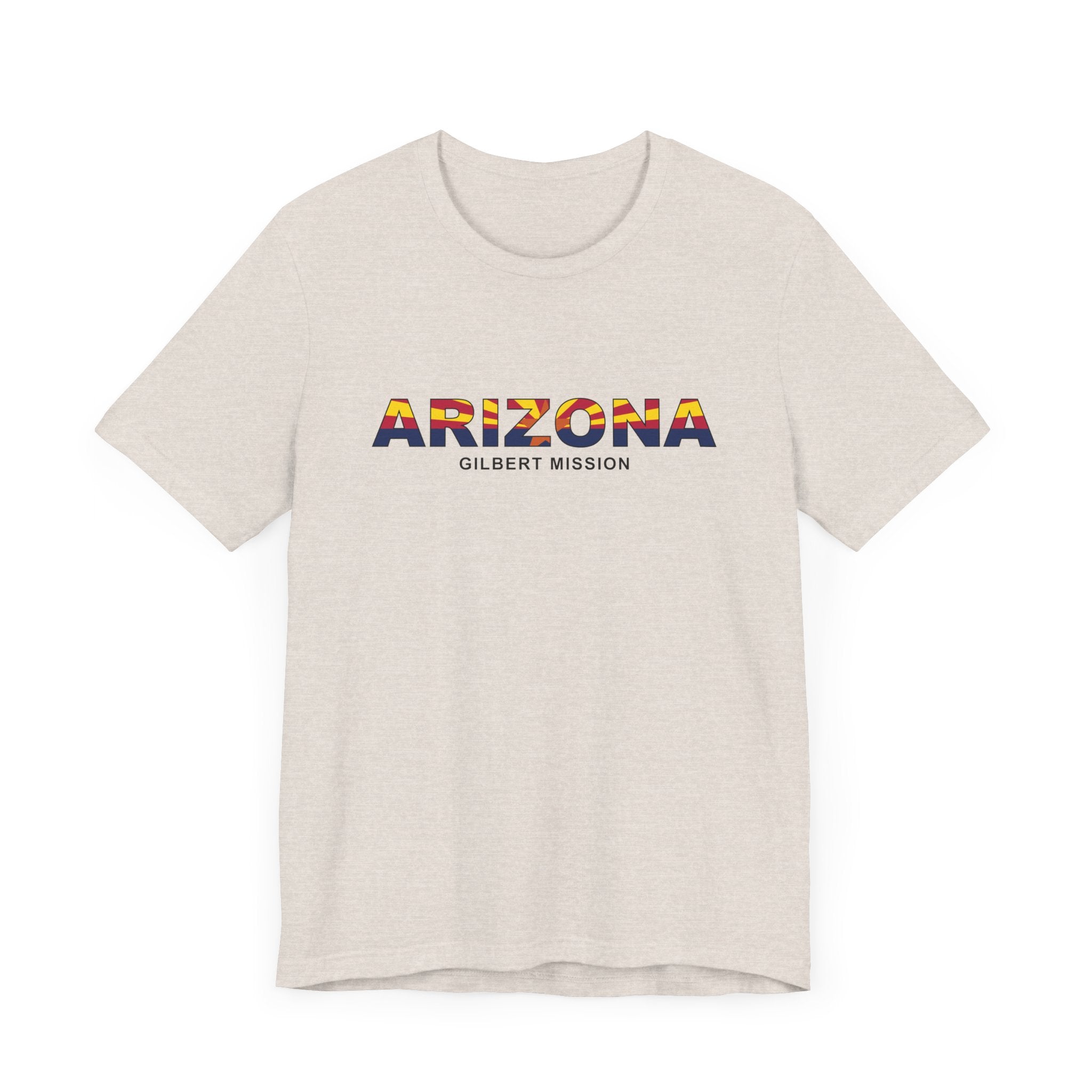 Arizona Gilbert Mission Flag Title T-shirt - Latter-Day Saint LDS Missionary Gift - Book of Mormon