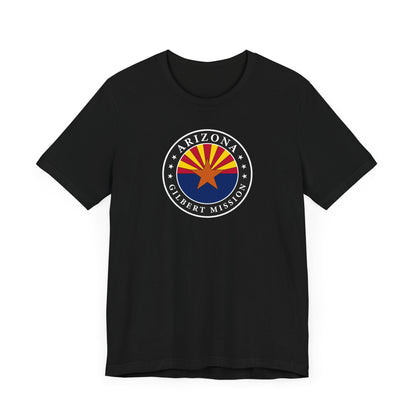 Arizona Gilbert Mission State Flag Logo (Black Border) T-shirt - Latter-Day Saint LDS Missionary Gift - Book of Mormon