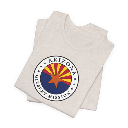 Arizona Gilbert Mission State Flag Logo (White Border) T-shirt - Latter-Day Saint LDS Missionary Gift - Book of Mormon