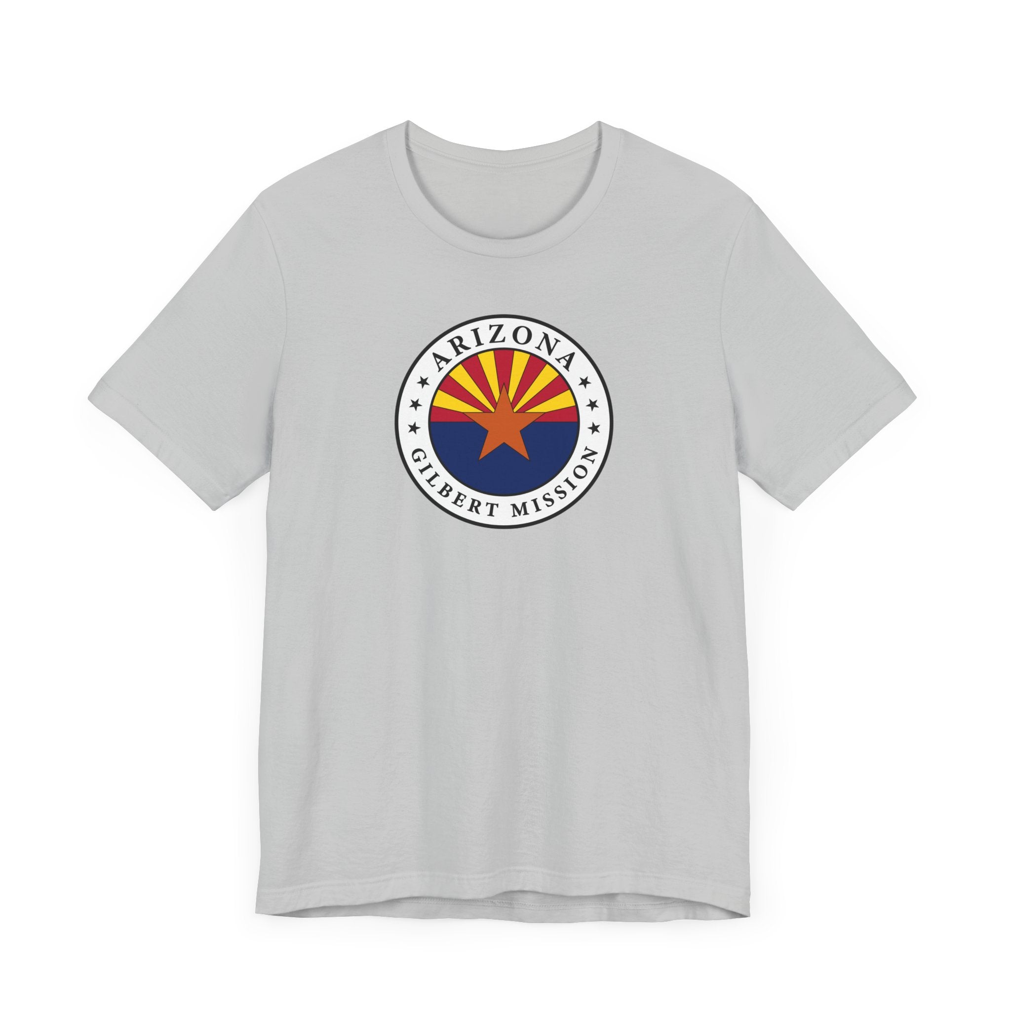 Arizona Gilbert Mission State Flag Logo (White Border) T-shirt - Latter-Day Saint LDS Missionary Gift - Book of Mormon