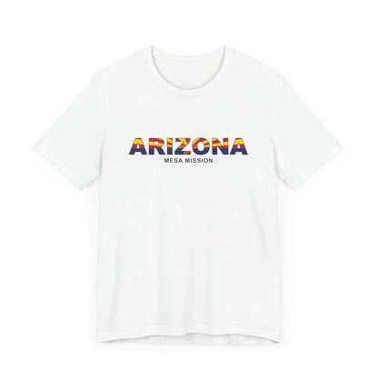 Arizona Mesa Mission Flag Title T-shirt - Latter-Day Saint LDS Missionary Gift - Book of Mormon