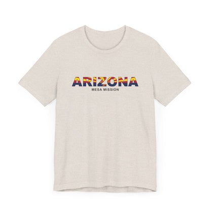 Arizona Mesa Mission Flag Title T-shirt - Latter-Day Saint LDS Missionary Gift - Book of Mormon
