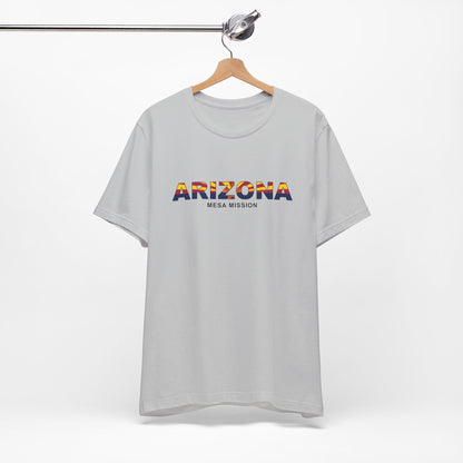 Arizona Mesa Mission Flag Title T-shirt - Latter-Day Saint LDS Missionary Gift - Book of Mormon