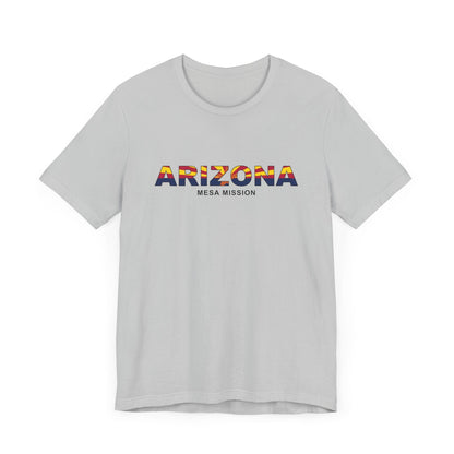Arizona Mesa Mission Flag Title T-shirt - Latter-Day Saint LDS Missionary Gift - Book of Mormon