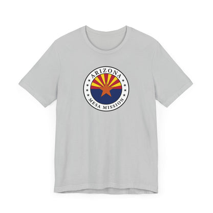 Arizona Mesa Mission State Flag Logo (White Border) T-shirt - Latter-Day Saint LDS Missionary Gift - Book of Mormon