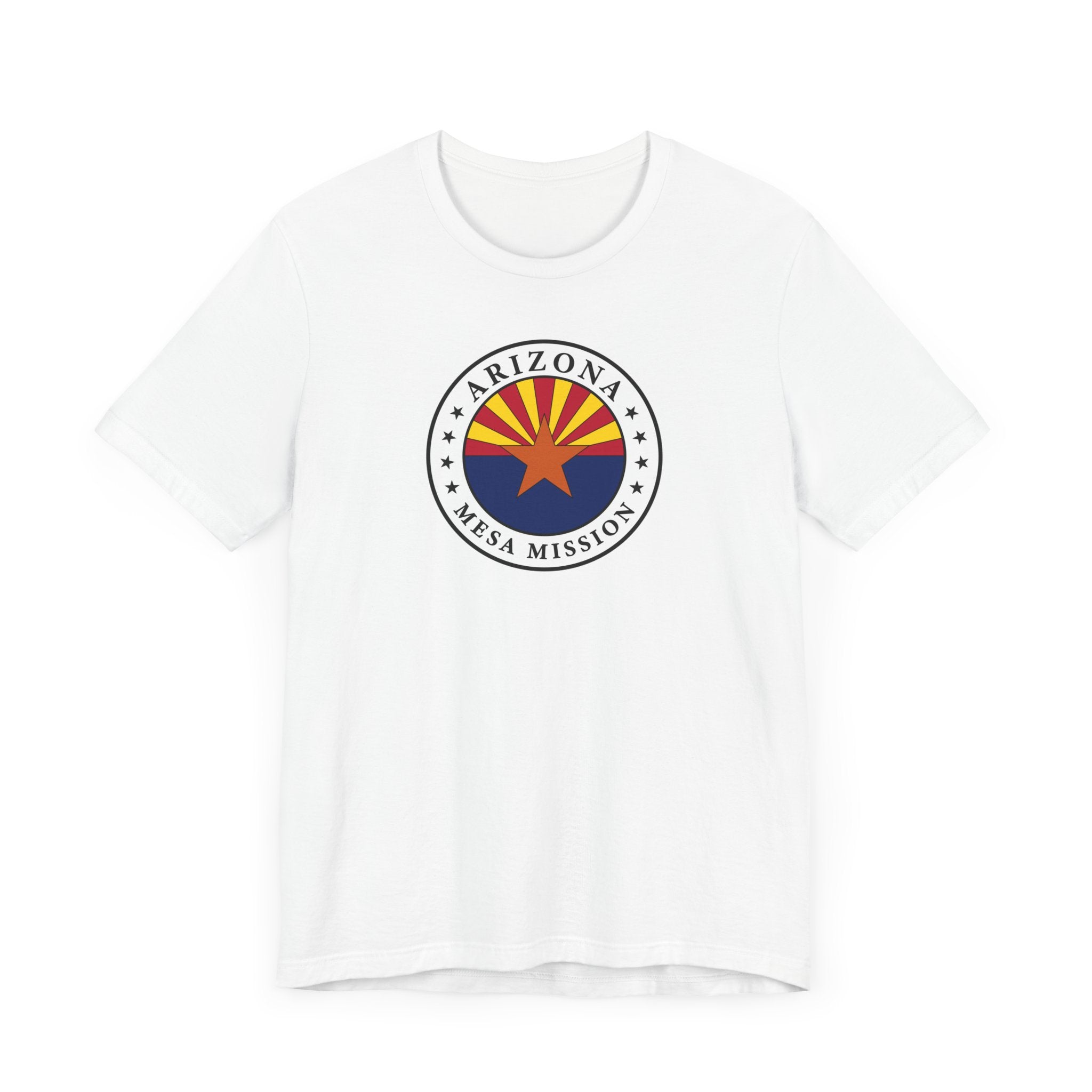 Arizona Mesa Mission State Flag Logo (White Border) T-shirt - Latter-Day Saint LDS Missionary Gift - Book of Mormon