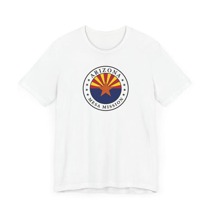 Arizona Mesa Mission State Flag Logo (White Border) T-shirt - Latter-Day Saint LDS Missionary Gift - Book of Mormon