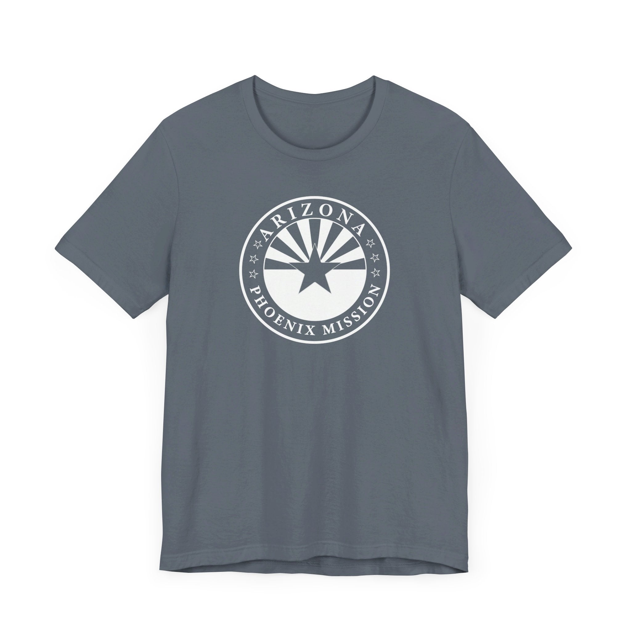 Arizona Phoenix Mission Circular Monochrome Logo T-Shirt - Latter-Day Saint LDS Missionary Gift - Book of Mormon