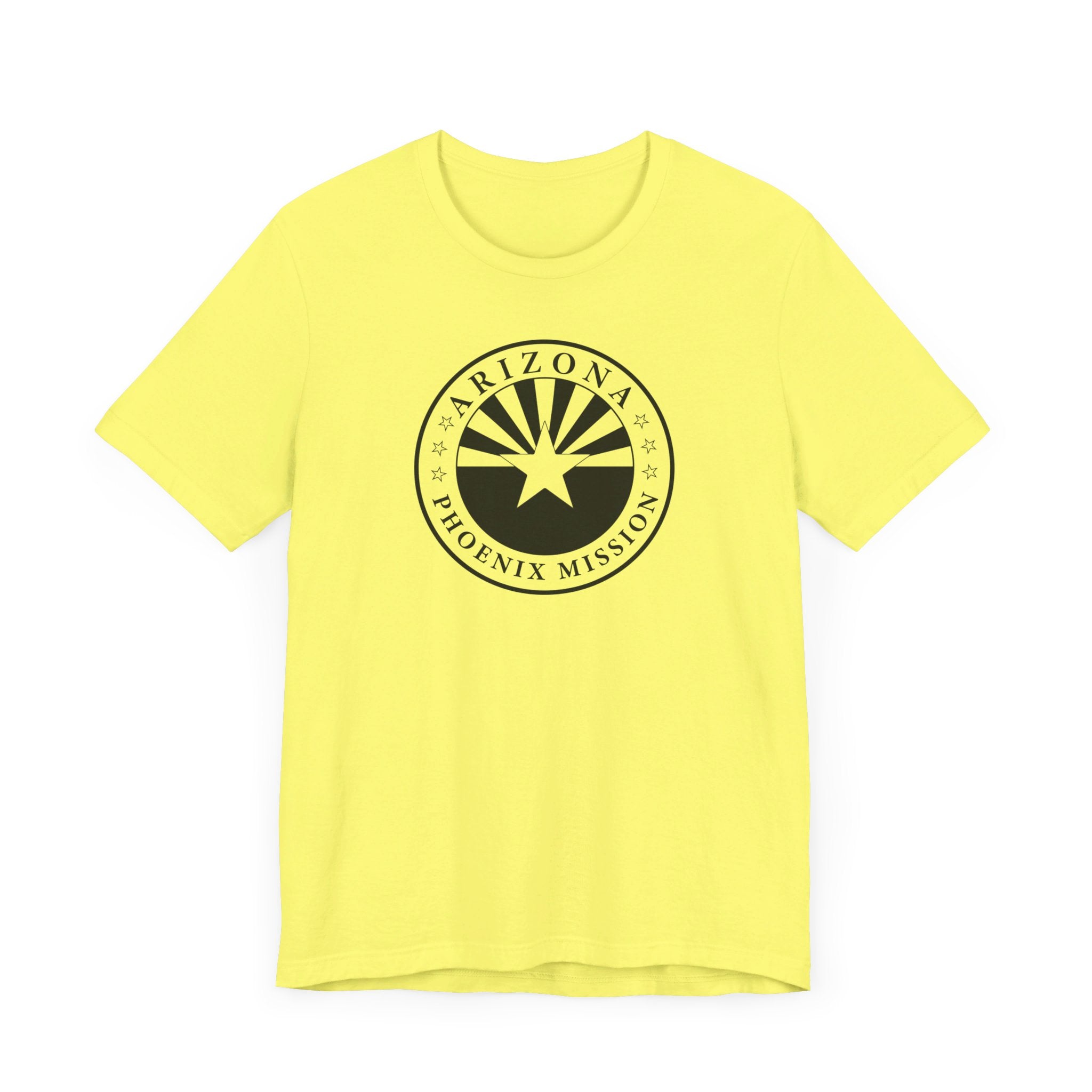 Arizona Phoenix Mission Circular Monochrome Logo T-Shirt - Latter-Day Saint LDS Missionary Gift - Book of Mormon