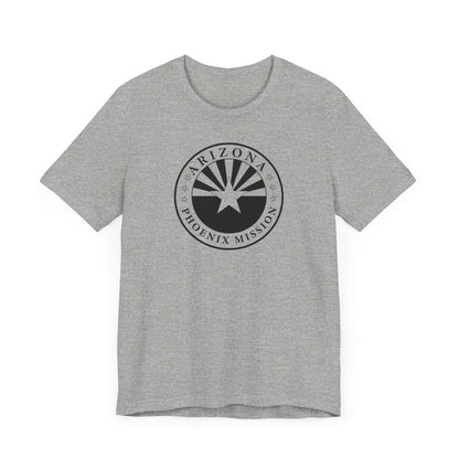 Arizona Phoenix Mission Circular Monochrome Logo T-Shirt - Latter-Day Saint LDS Missionary Gift - Book of Mormon