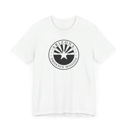 Arizona Phoenix Mission Circular Monochrome Logo T-Shirt - Latter-Day Saint LDS Missionary Gift - Book of Mormon