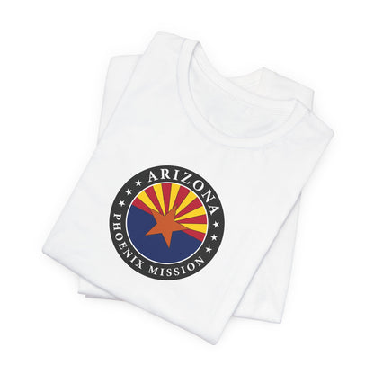 Arizona Phoenix Mission State Flag Logo (Black Border) T-shirt - Latter-Day Saint LDS Missionary Gift - Book of Mormon