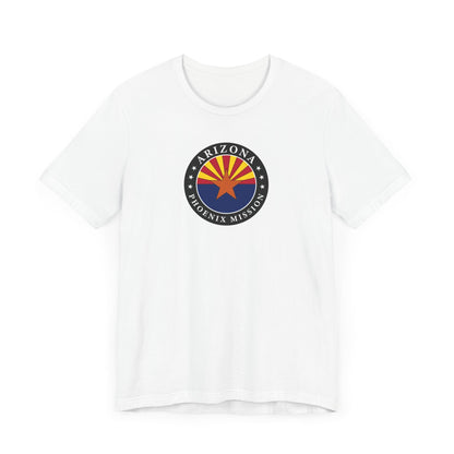 Arizona Phoenix Mission State Flag Logo (Black Border) T-shirt - Latter-Day Saint LDS Missionary Gift - Book of Mormon