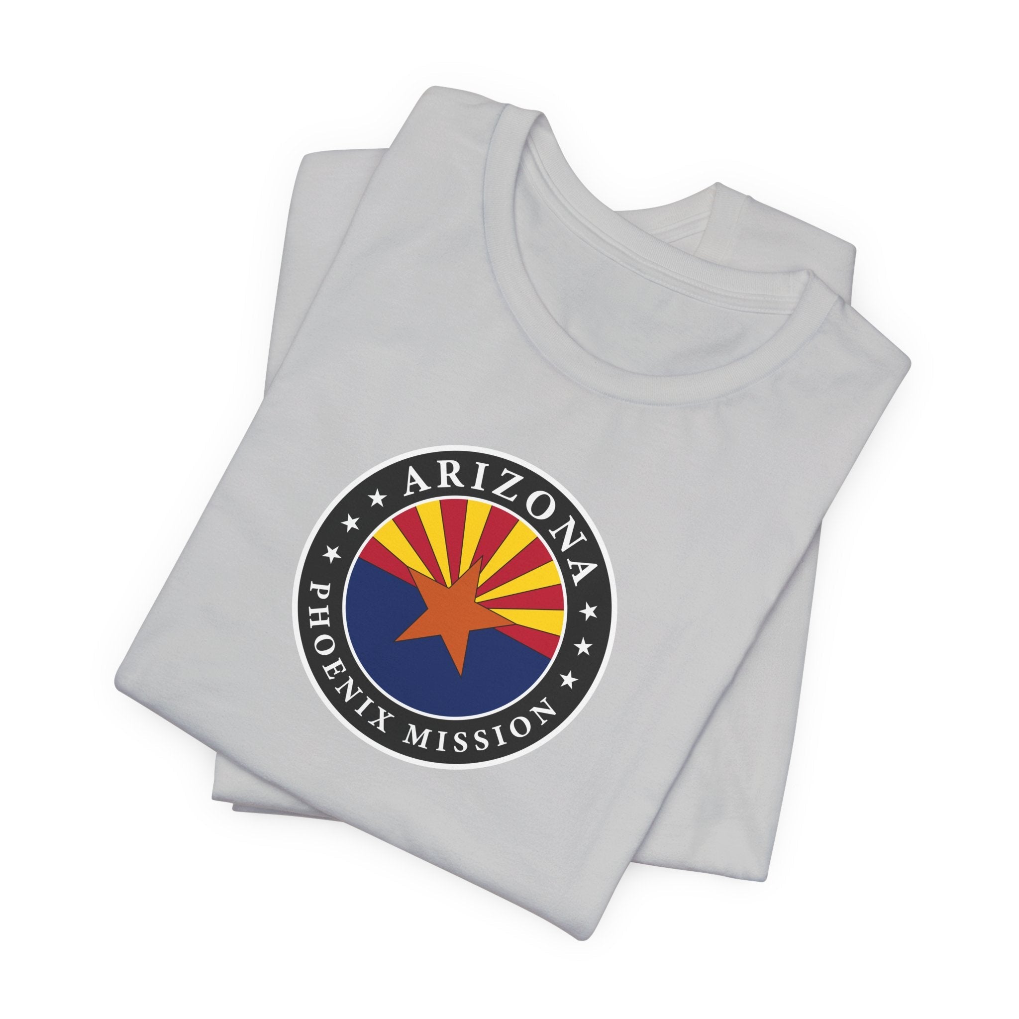 Arizona Phoenix Mission State Flag Logo (Black Border) T-shirt - Latter-Day Saint LDS Missionary Gift - Book of Mormon