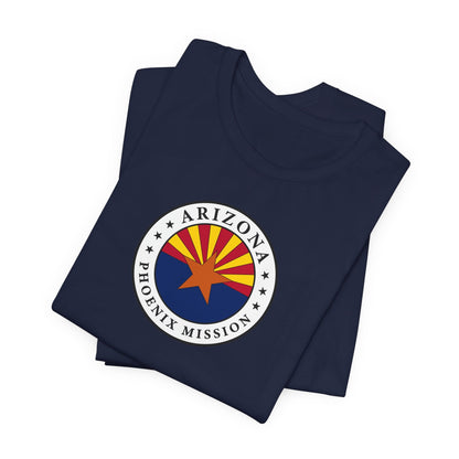 Arizona Phoenix Mission State Flag Logo (White Border) T-shirt - Latter-Day Saint LDS Missionary Gift - Book of Mormon