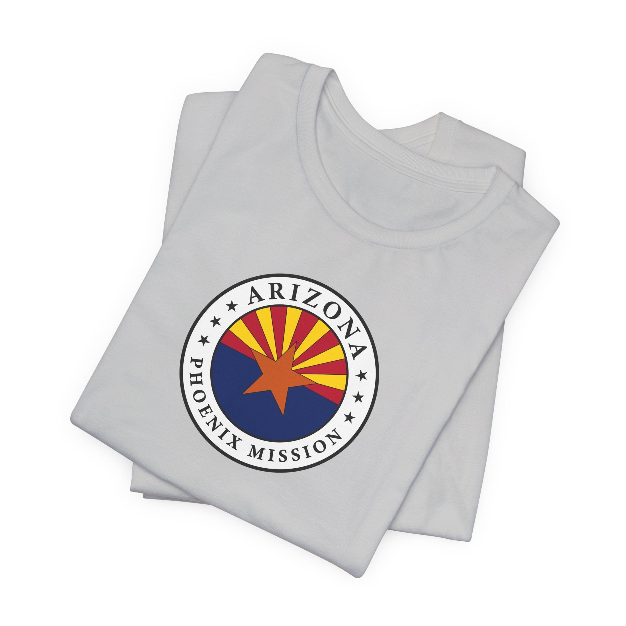 Arizona Phoenix Mission State Flag Logo (White Border) T-shirt - Latter-Day Saint LDS Missionary Gift - Book of Mormon