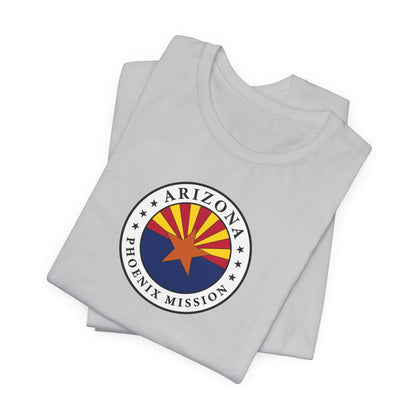 Arizona Phoenix Mission State Flag Logo (White Border) T-shirt - Latter-Day Saint LDS Missionary Gift - Book of Mormon