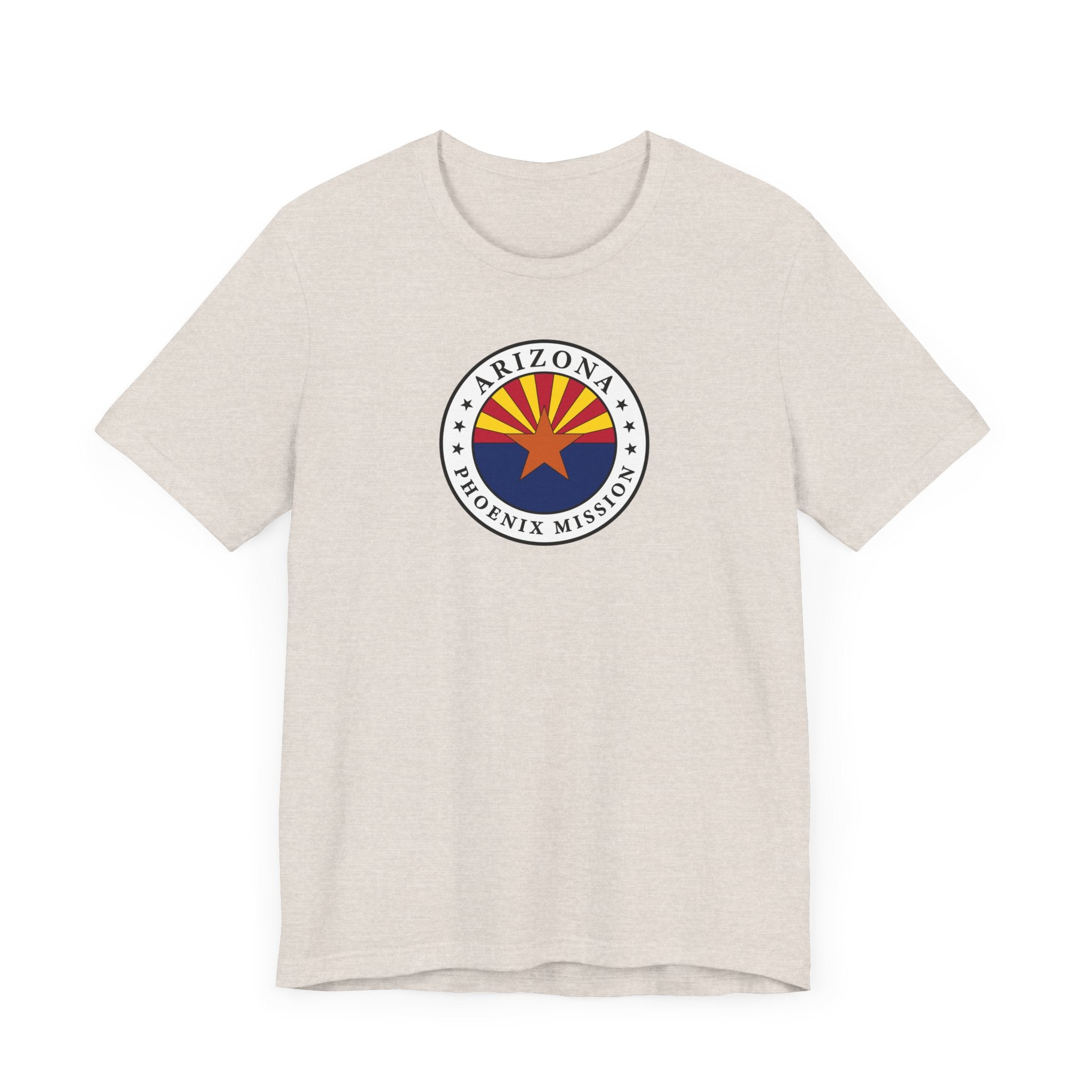 Arizona Phoenix Mission State Flag Logo (White Border) T-shirt - Latter-Day Saint LDS Missionary Gift - Book of Mormon