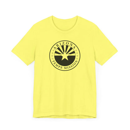 Arizona Tempe Mission Circular Monochrome Logo T-Shirt - Latter-Day Saint LDS Missionary Gift - Book of Mormon