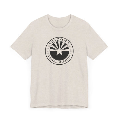 Arizona Tempe Mission Circular Monochrome Logo T-Shirt - Latter-Day Saint LDS Missionary Gift - Book of Mormon