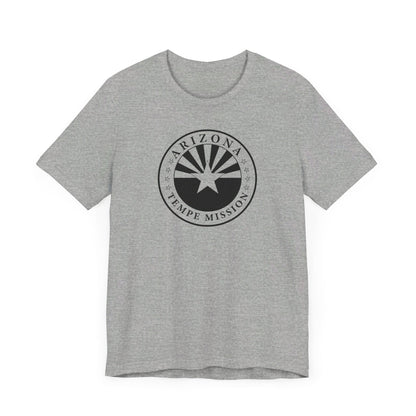 Arizona Tempe Mission Circular Monochrome Logo T-Shirt - Latter-Day Saint LDS Missionary Gift - Book of Mormon